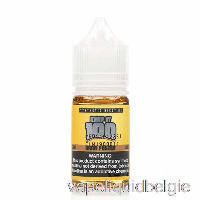 Vape Smaken Nana Fosterzouten - Bewaar Het 100 - 30 Ml 30 Mg